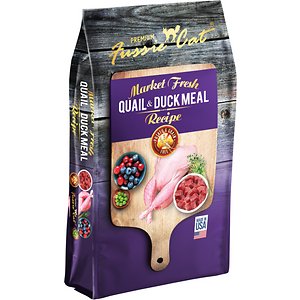 Fussie Cat Market Fresh Quail & Duck Meal Recipe Dry Cat Food