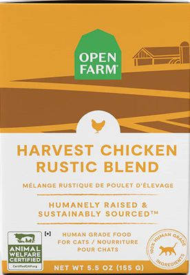 Open Farm Harvest Chicken Rustic Blend Wet Cat Food