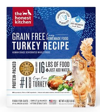 The Honest Kitchen Grain-Free Turkey Recipe Dehydrated Cat Food