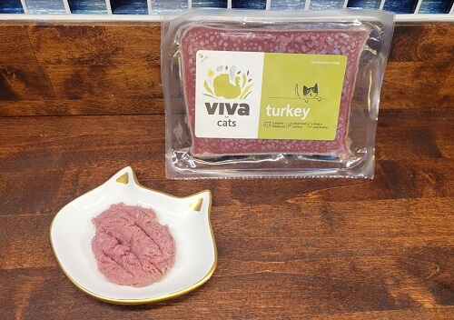 Viva for Cats Turkey Formula Raw Frozen Cat Food