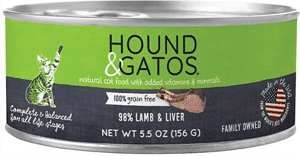 Hound & Gatos Lamb Formula Grain-Free Canned Cat Food