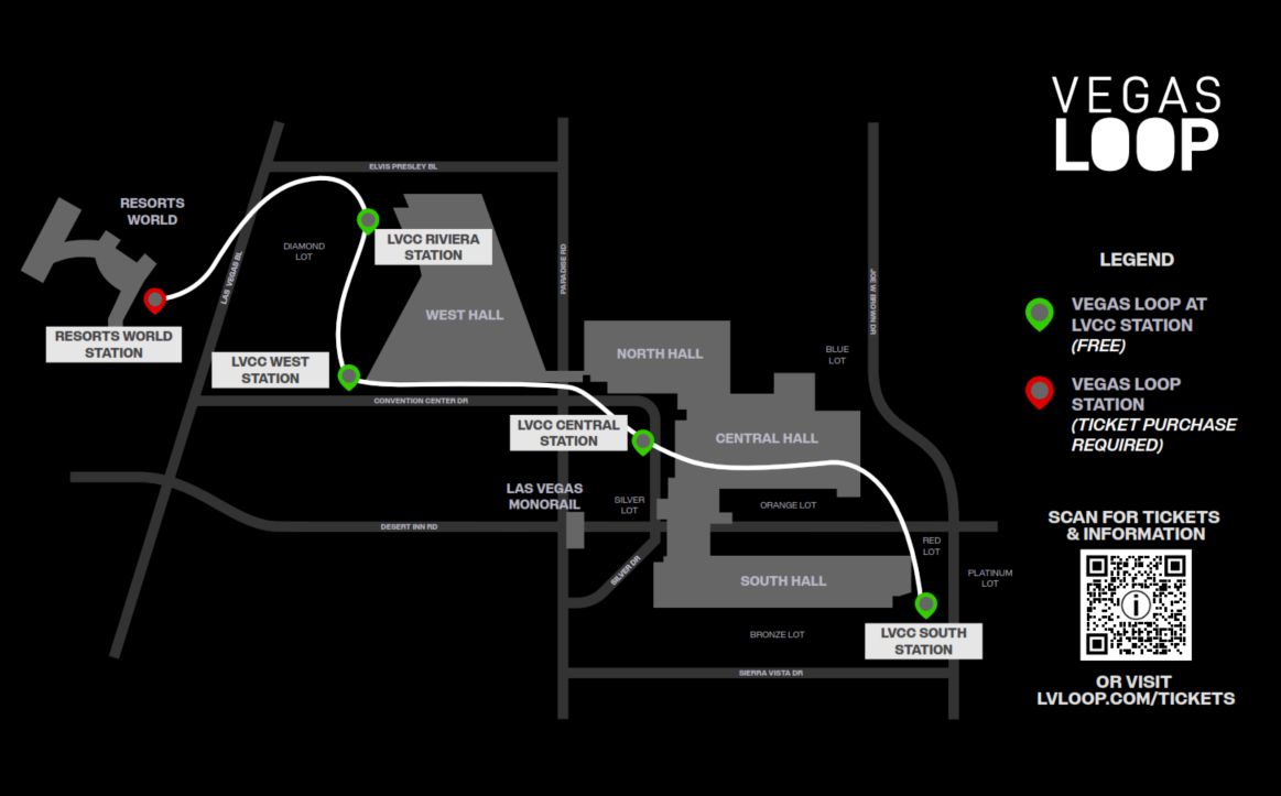 Vegas Loop Map